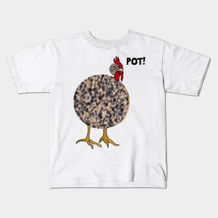 Funny grumpy hen Kids T-Shirt